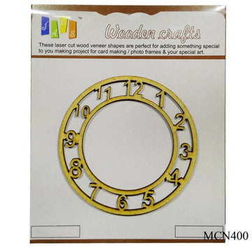 jags-mumbai MDF MDF Clock Number 4inch