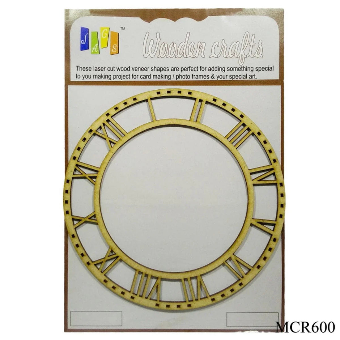 jags-mumbai MDF MDF Clock Roman 6inch