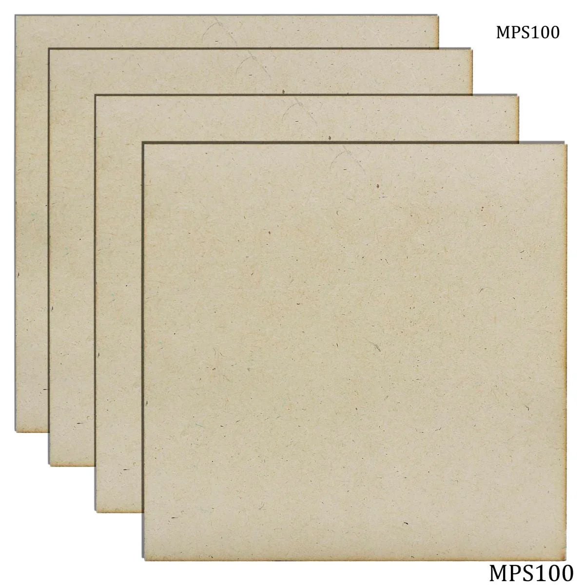 jags-mumbai MDF MDF Plate Square 10X10 4MM 4 Pics MPS100