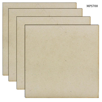 jags-mumbai MDF MDF Plate Square 7X7 4MM 4 Pics MPS700