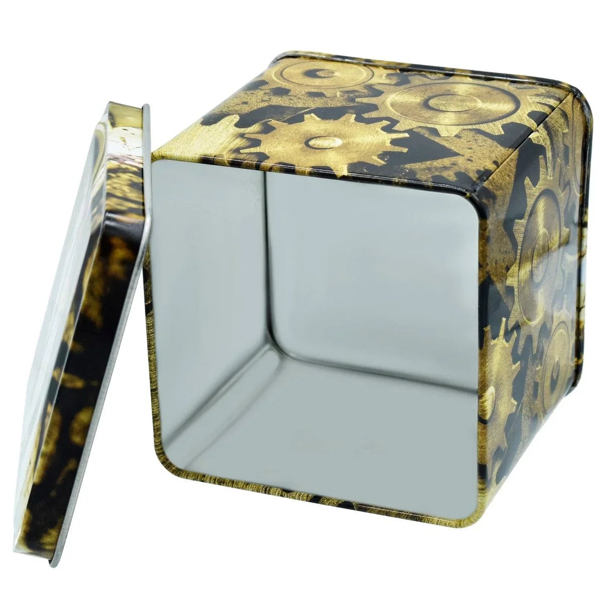 jags-mumbai Metal Box Metal Gift Box Printed Square 85x85x75MMH MG8575-C