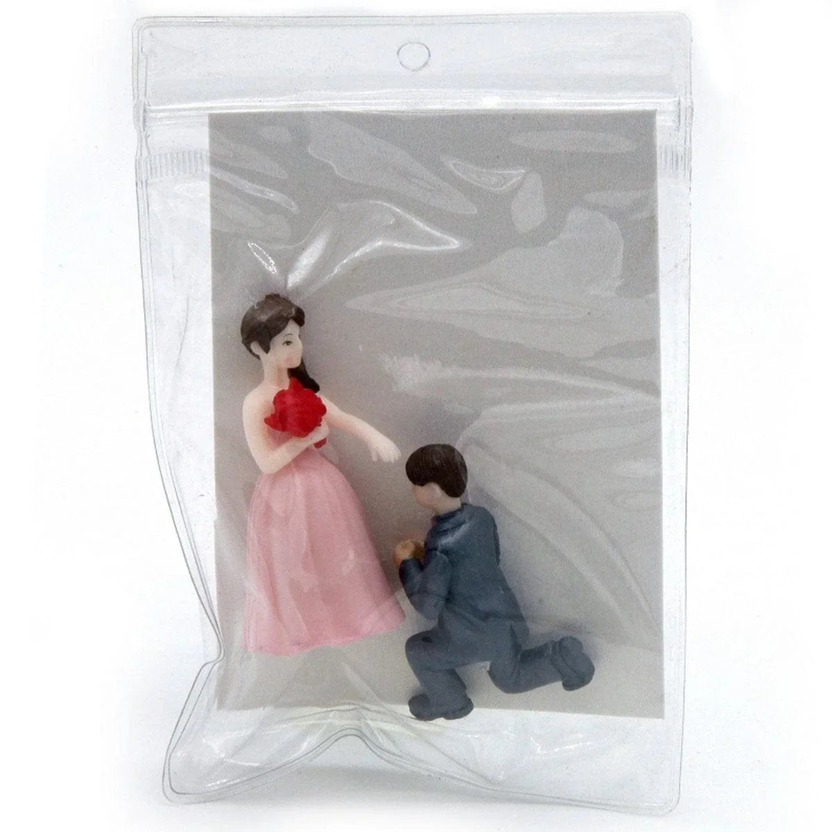 jags-mumbai Miniature 5*5.5*1.5cm / Plastic Miniature Model Plastic Couple Purpose COUPLE-A