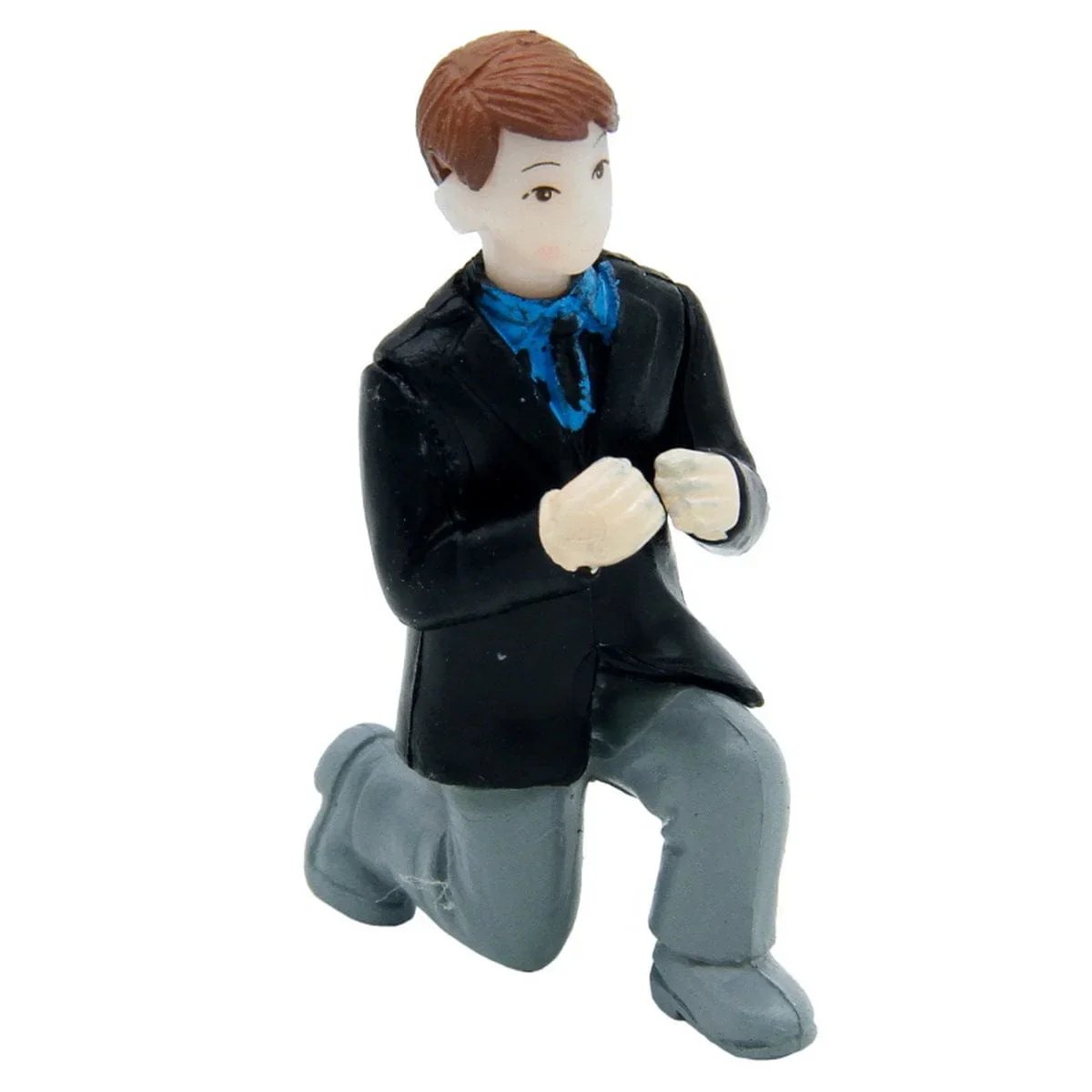jags-mumbai Miniature 5*5.5*1.5cm / Plastic Miniature Model Plastic Couple Purpose COUPLE-B
