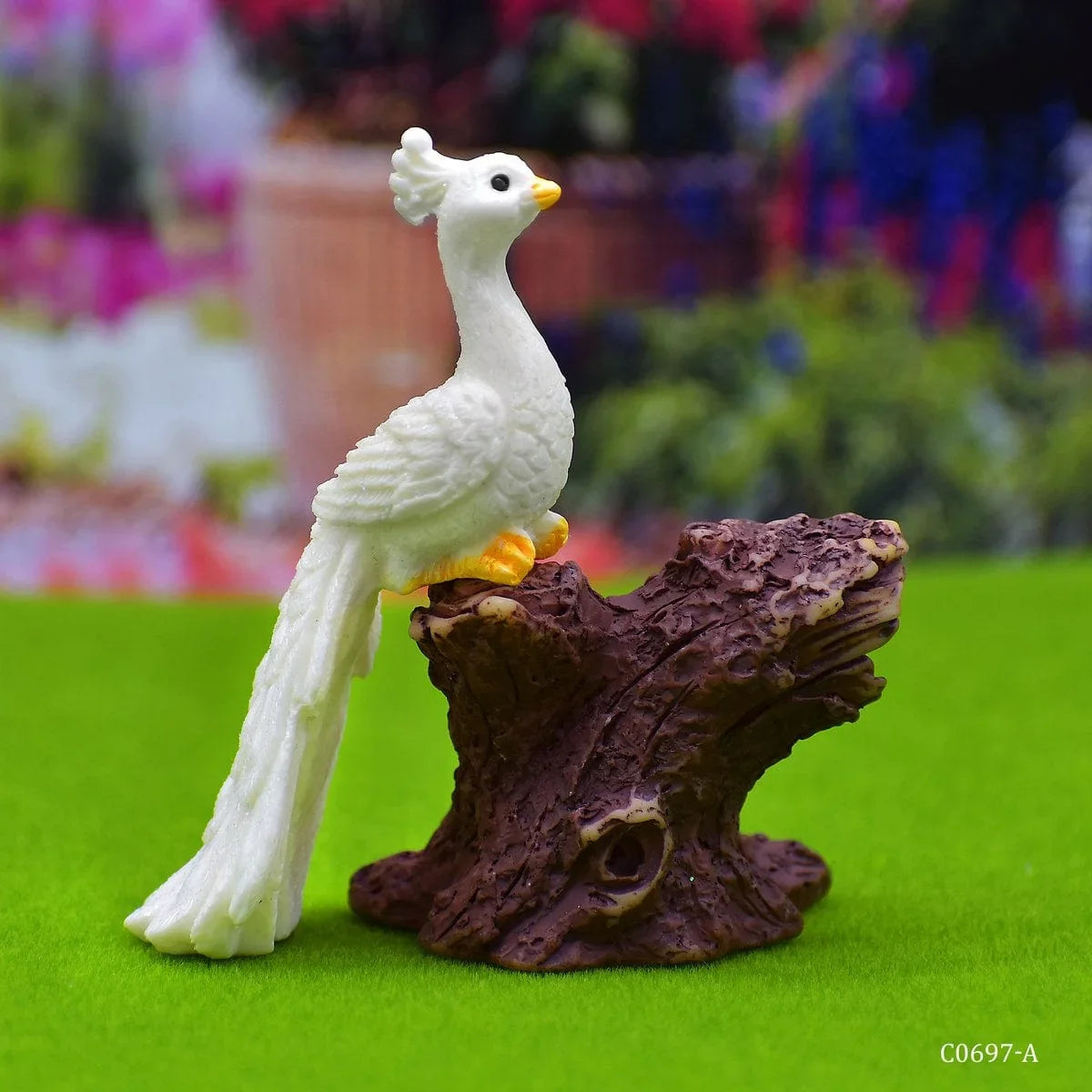 jags-mumbai Miniature Miniature Model Peacock With Tree-Contain 1 Unit