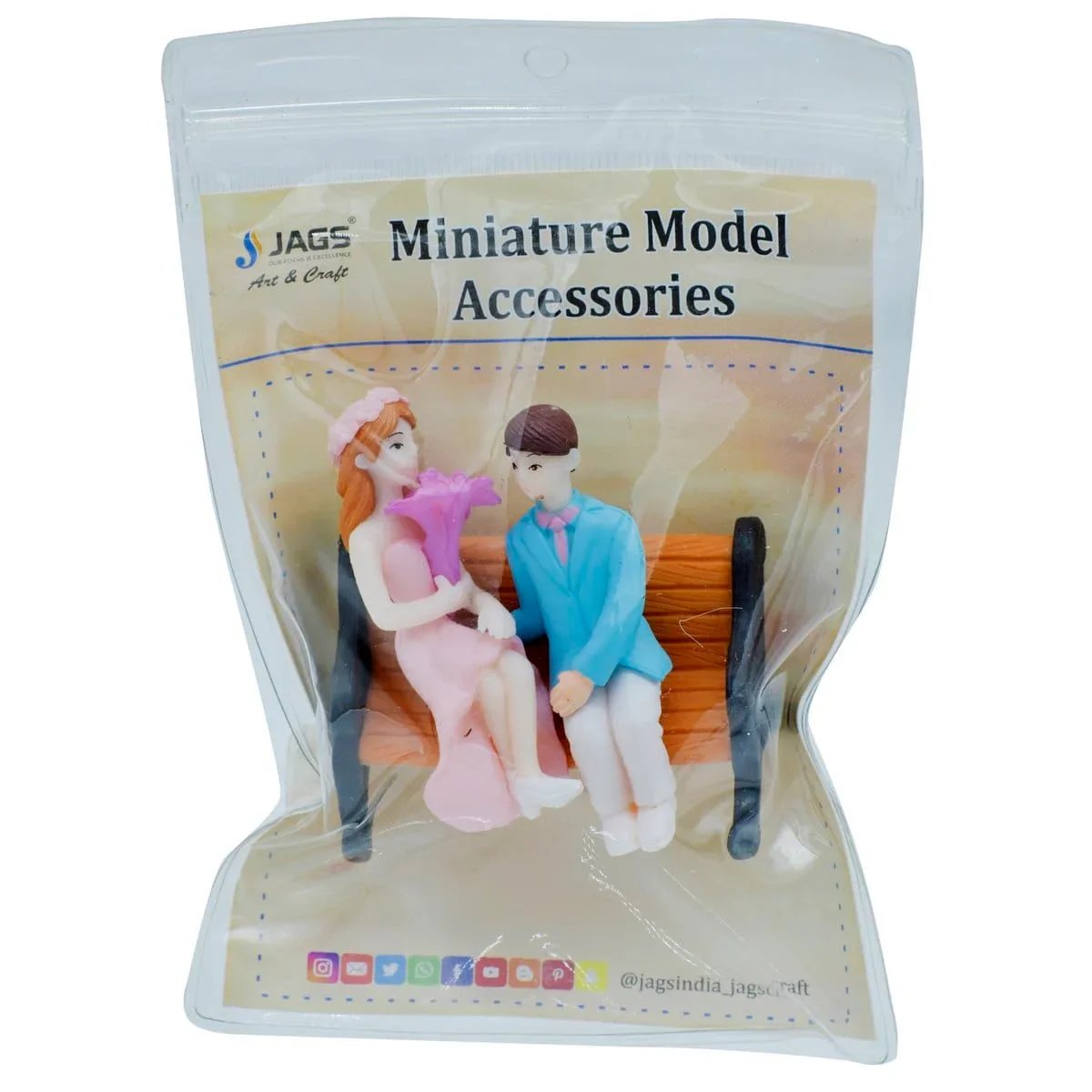 jags-mumbai Miniature Miniature Model Small Couple Set (C0137-1/2) MMA35