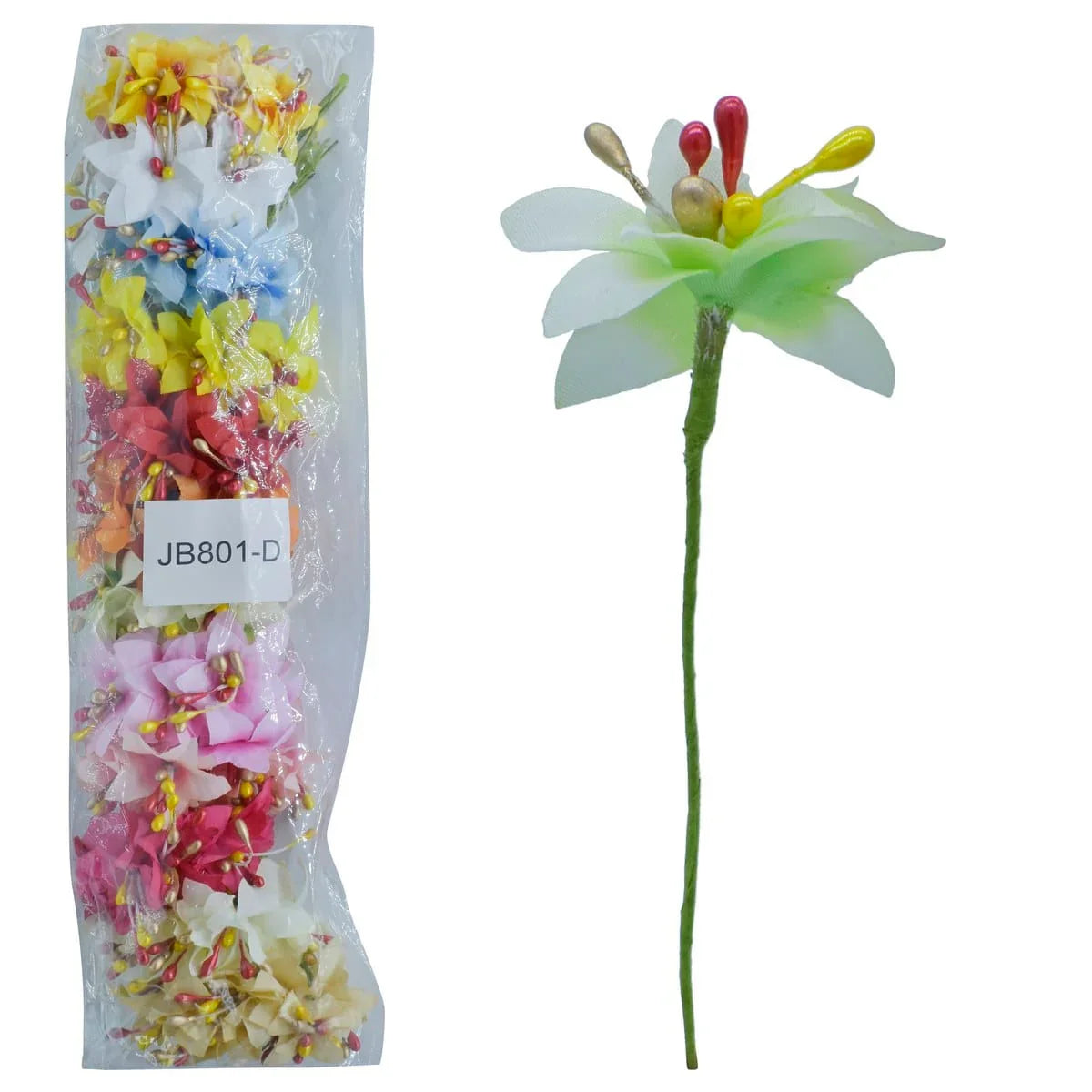 jags-mumbai Mulberry Flowers And Paper Art Cloth Flower 23-03 JB801-D