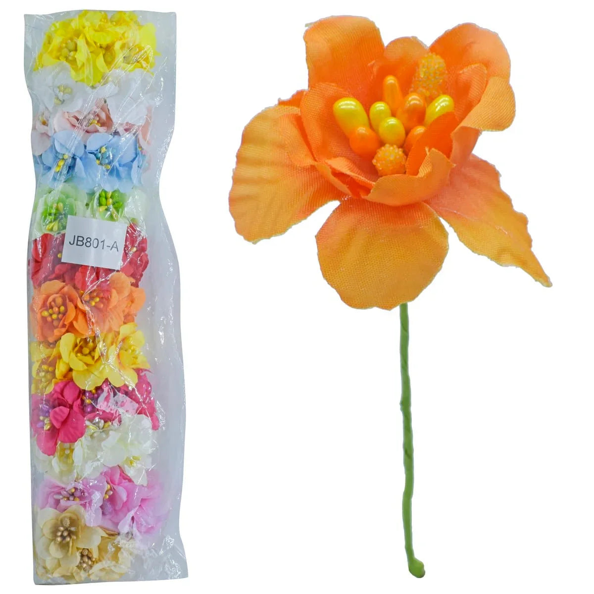 jags-mumbai Mulberry Flowers And Paper Art Cloth Flower 23-05 JB801-A