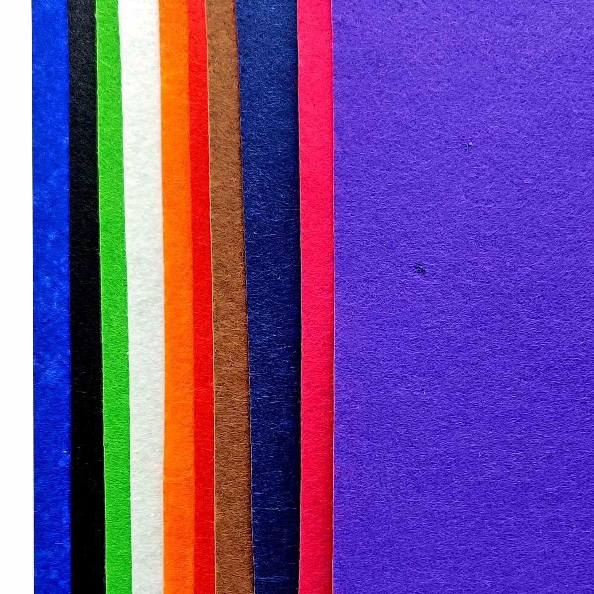 jags-mumbai Non-Woven & Felt Sheets A4 Nonwoven Felt Sheet 10pcs Multi Color A4FELT-MC