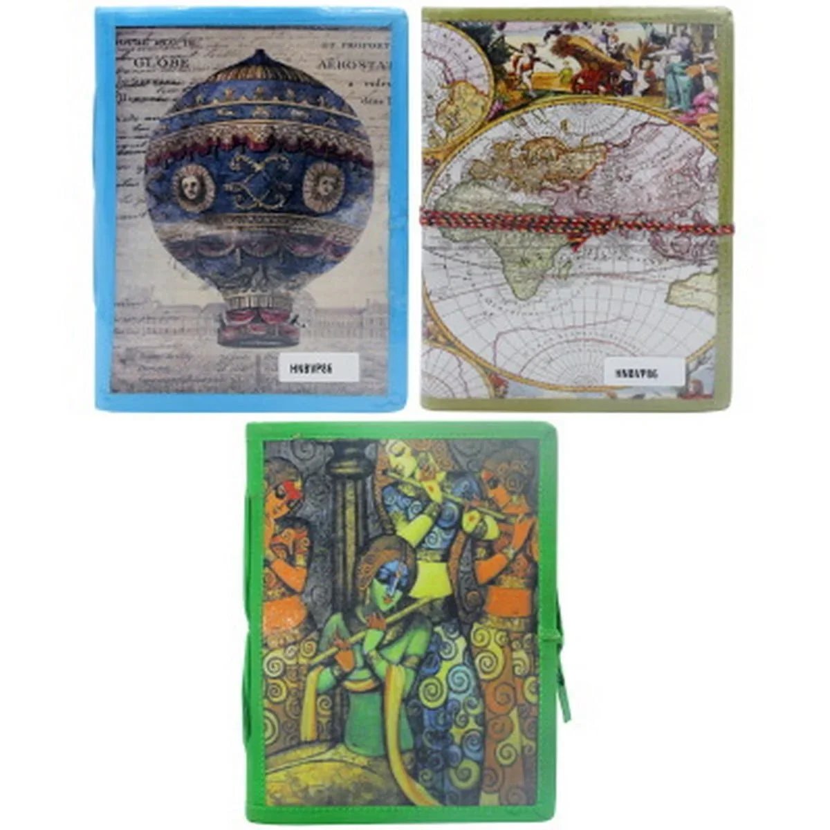 jags-mumbai Notebook Handmade Note Book  Vintage Print Big 8X6 Inch HNBVP86