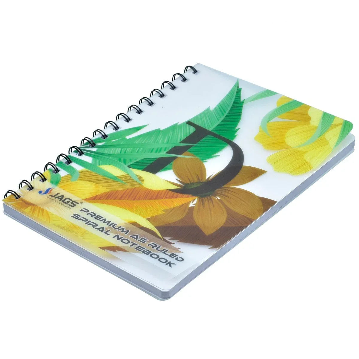 jags-mumbai Notebook Jags Spiral Notebook Flower ABCD 160 Page  JPSNA5ABC