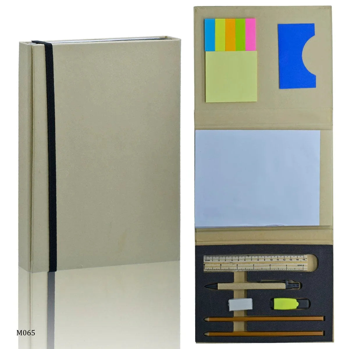 jags-mumbai Notebooks & Diaries Eco Friendly Three Fold Diary With Elastic M065