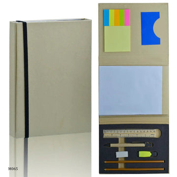 jags-mumbai Notebooks & Diaries Eco Friendly Three Fold Diary With Elastic M065