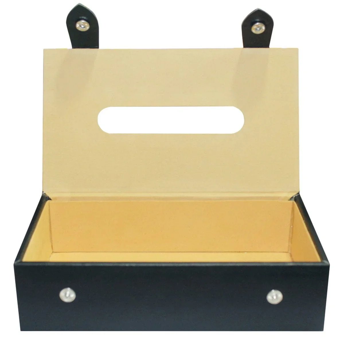 jags-mumbai Office Desk Stationery Leather Tissue Paper Holder Small