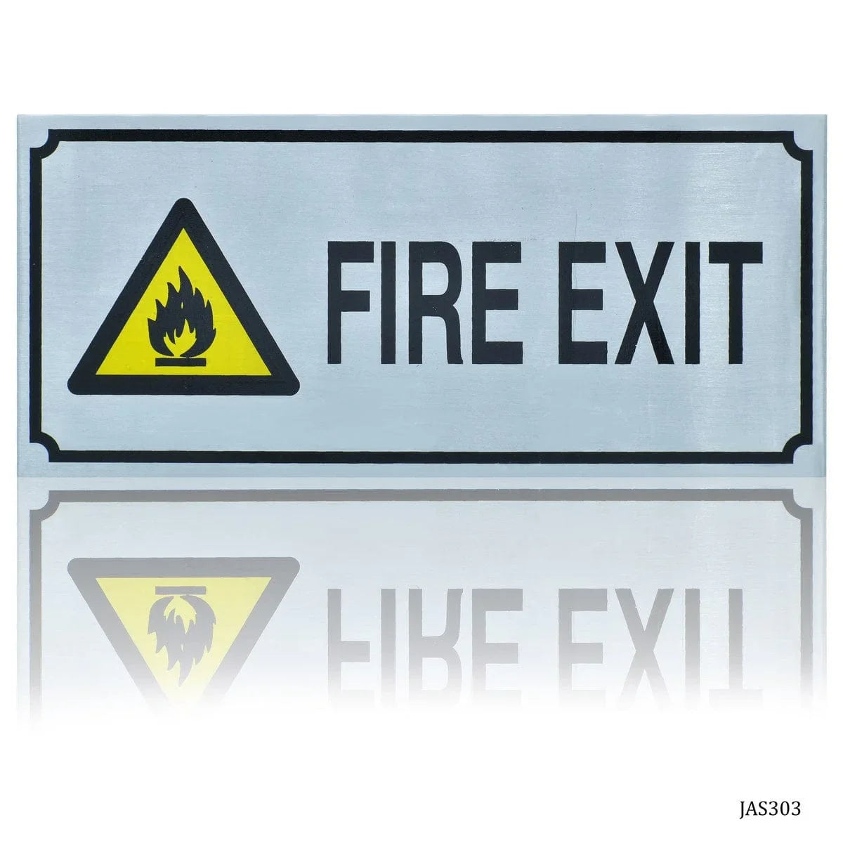 jags-mumbai Office Display Stands Jags Aluminum Sticker 3.5X8 Fire Exit