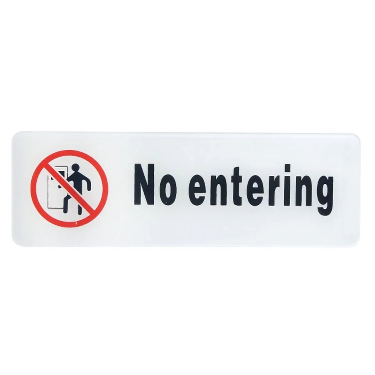 jags-mumbai Office Display Stands Sticker White No Entering SWNE
