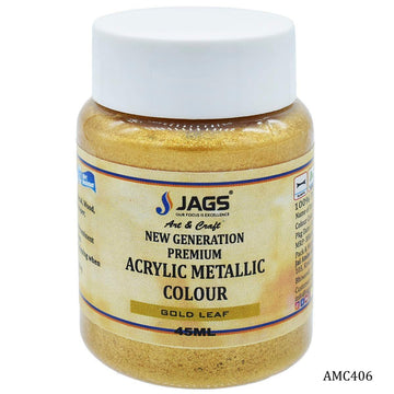 jags-mumbai Paint & Colours Acrylic Metallic Col 45Ml Gold Leaf Code 115 AMC406