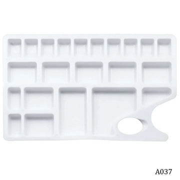 jags-mumbai Paint Palettes and Knives Medium Rectangle Colour Mixing Plate