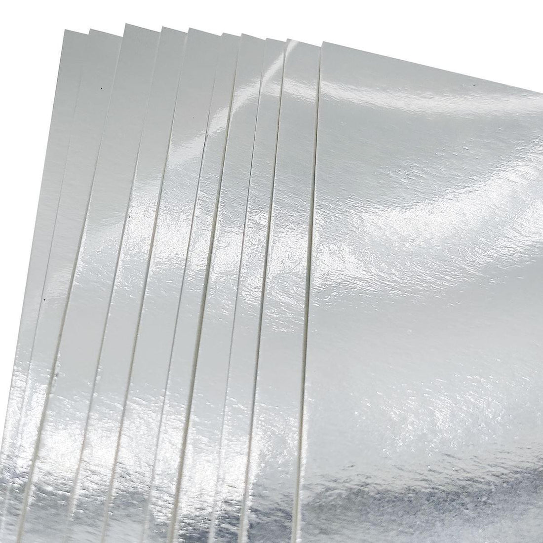 jags-mumbai Paper Craft Paper Mirro Silver Fines 10Sheet A3