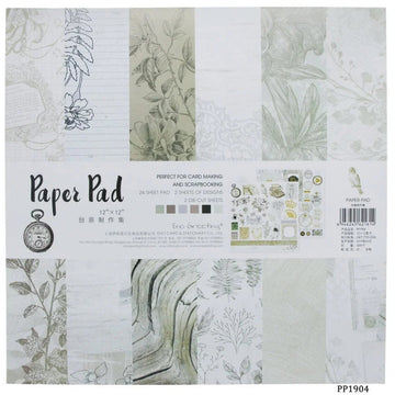 jags-mumbai Paper Greetings Paper Pad 12x12 24 Sheets
