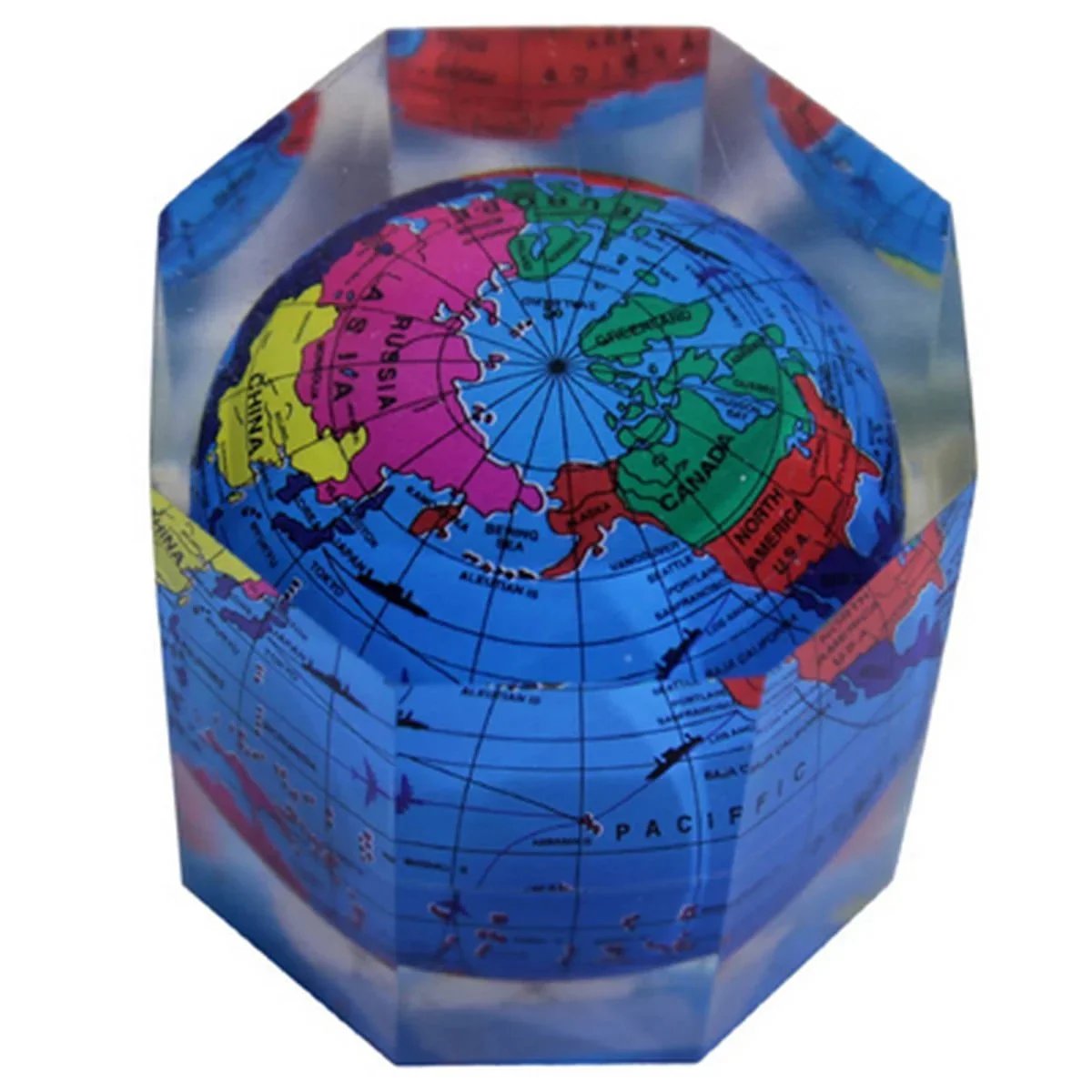 jags-mumbai Paper Weight Elegant Acrylic Paper Weight with 8-Cut Design