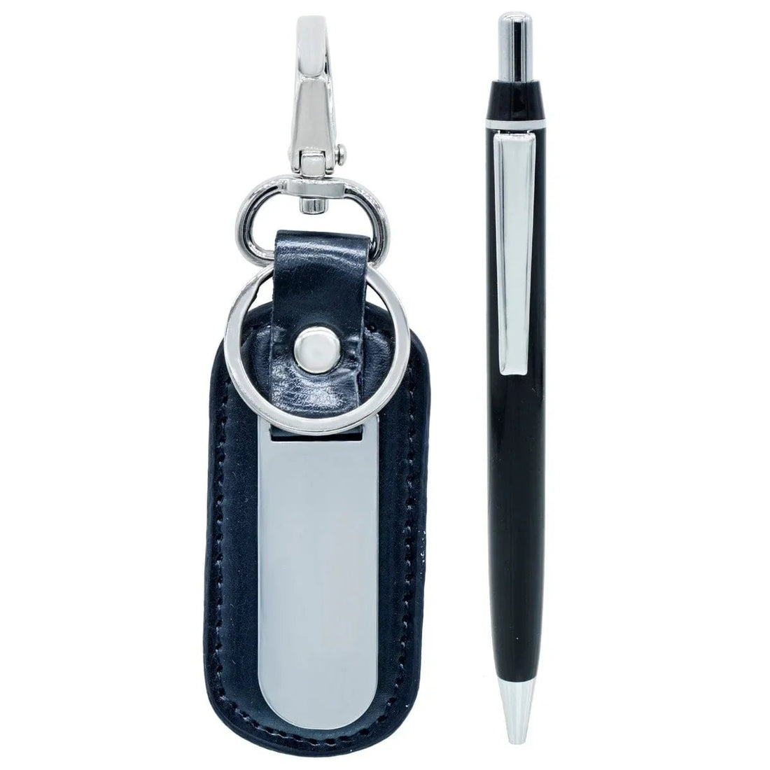 jags-mumbai Pen "Elegant and Versatile: Black Keychain with Pen Gift Set (SET118BK)"