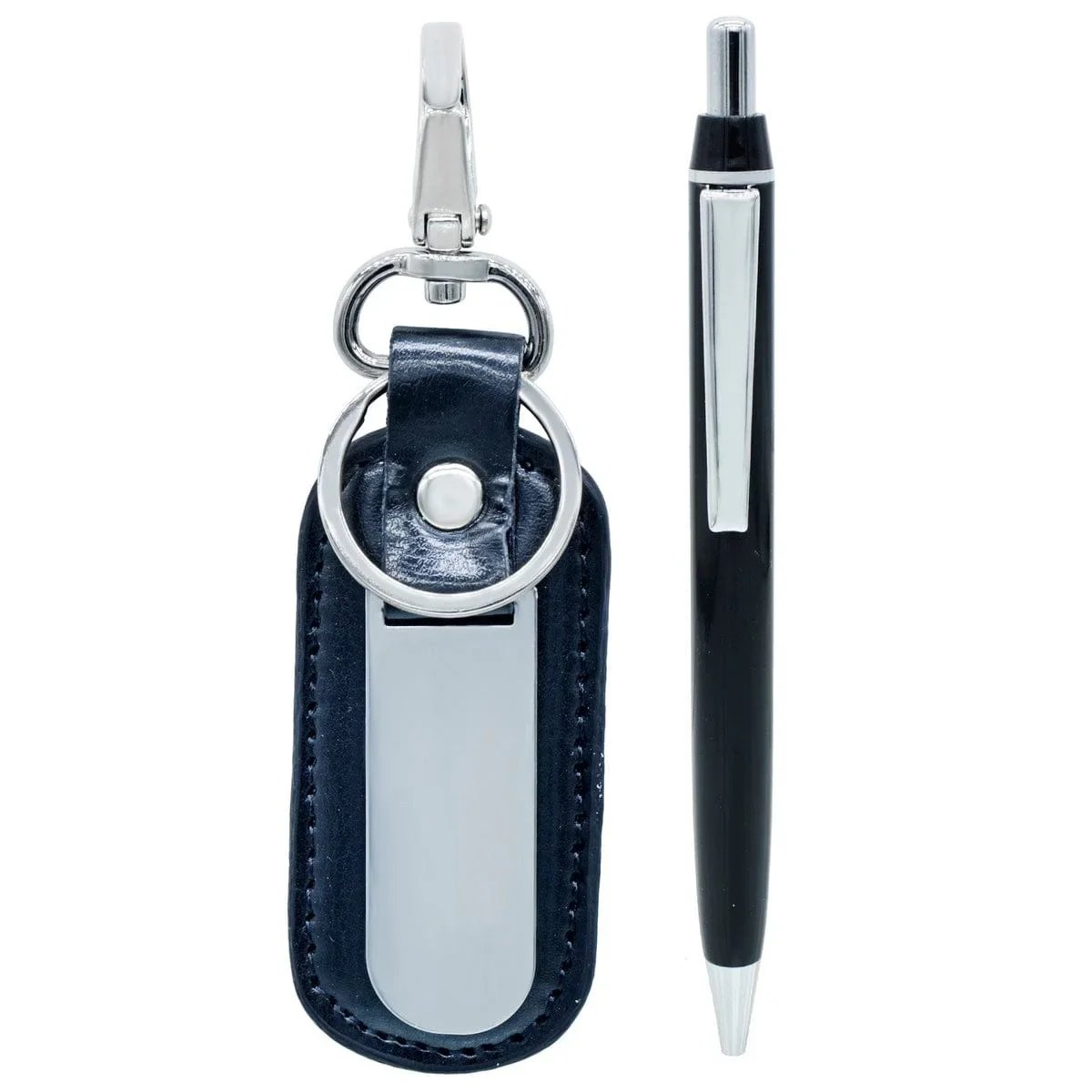 jags-mumbai Pen "Elegant and Versatile: Black Keychain with Pen Gift Set (SET118BK)"