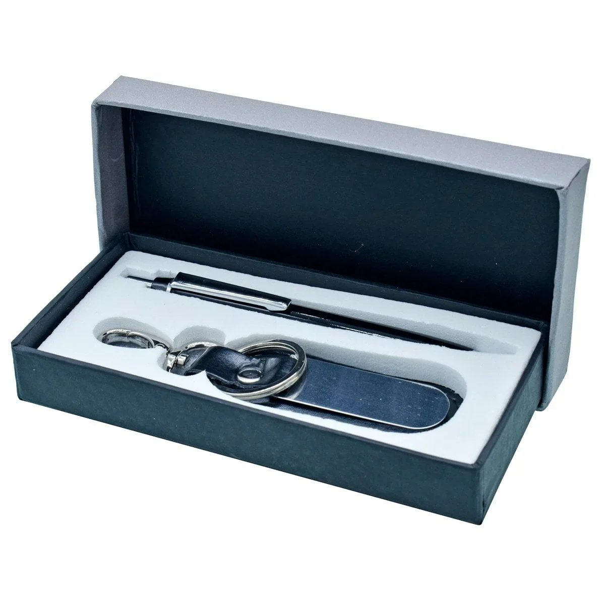 jags-mumbai Pen "Elegant and Versatile: Black Keychain with Pen Gift Set (SET118BK)"