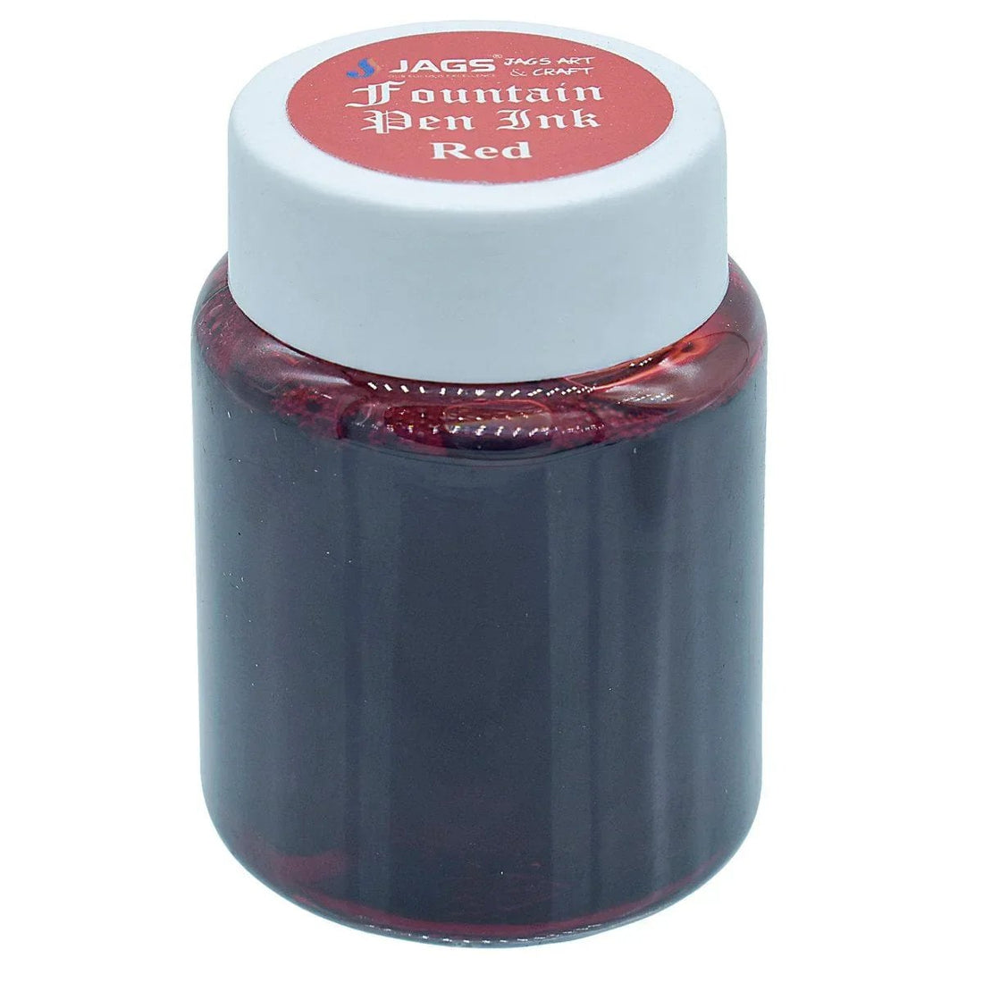 jags-mumbai Pen Jags Fountain Pen Ink Bottle 40ML Red