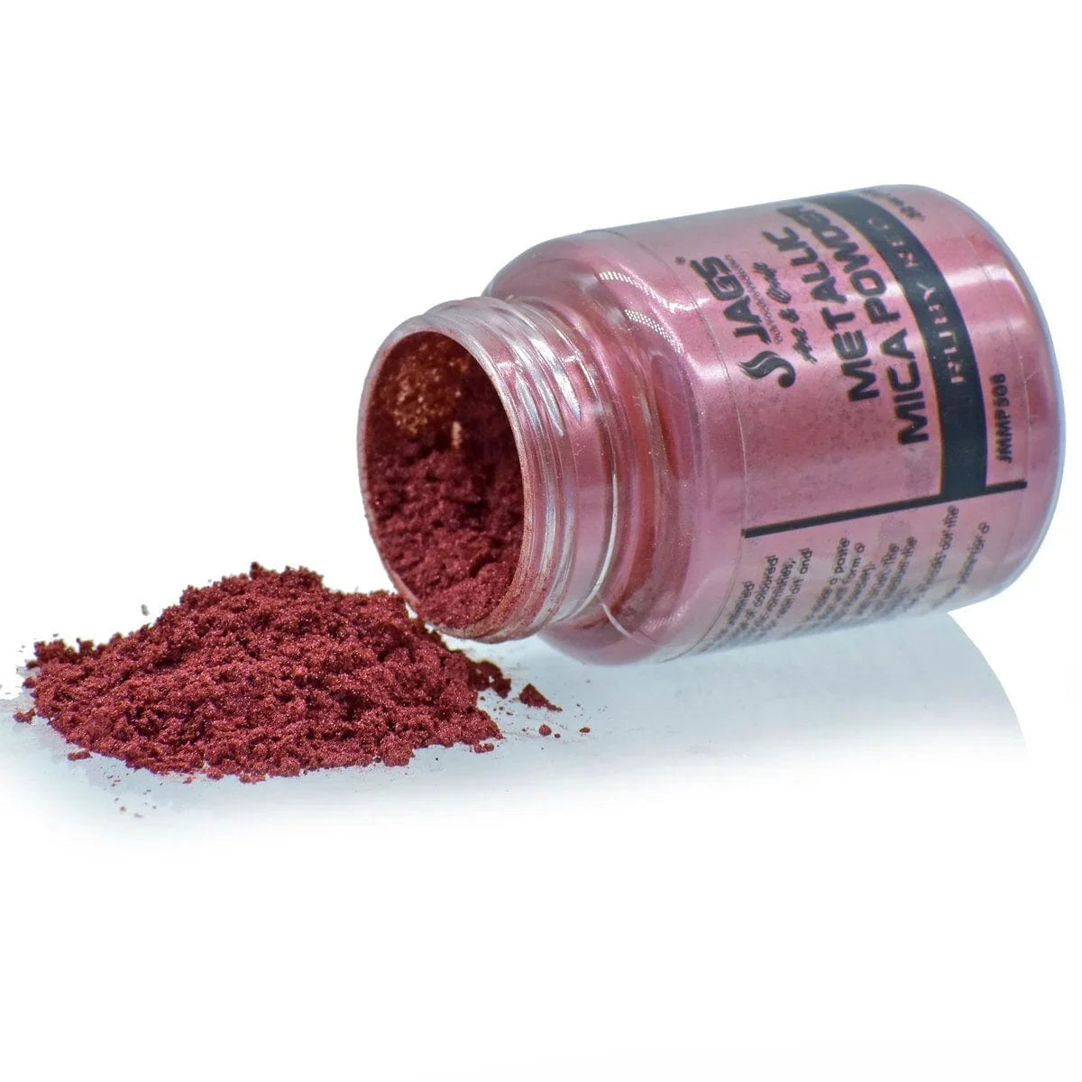 jags-mumbai Pen Stand Jags Metallic Mica Powder  15Gms  Rubey Red JMMP508