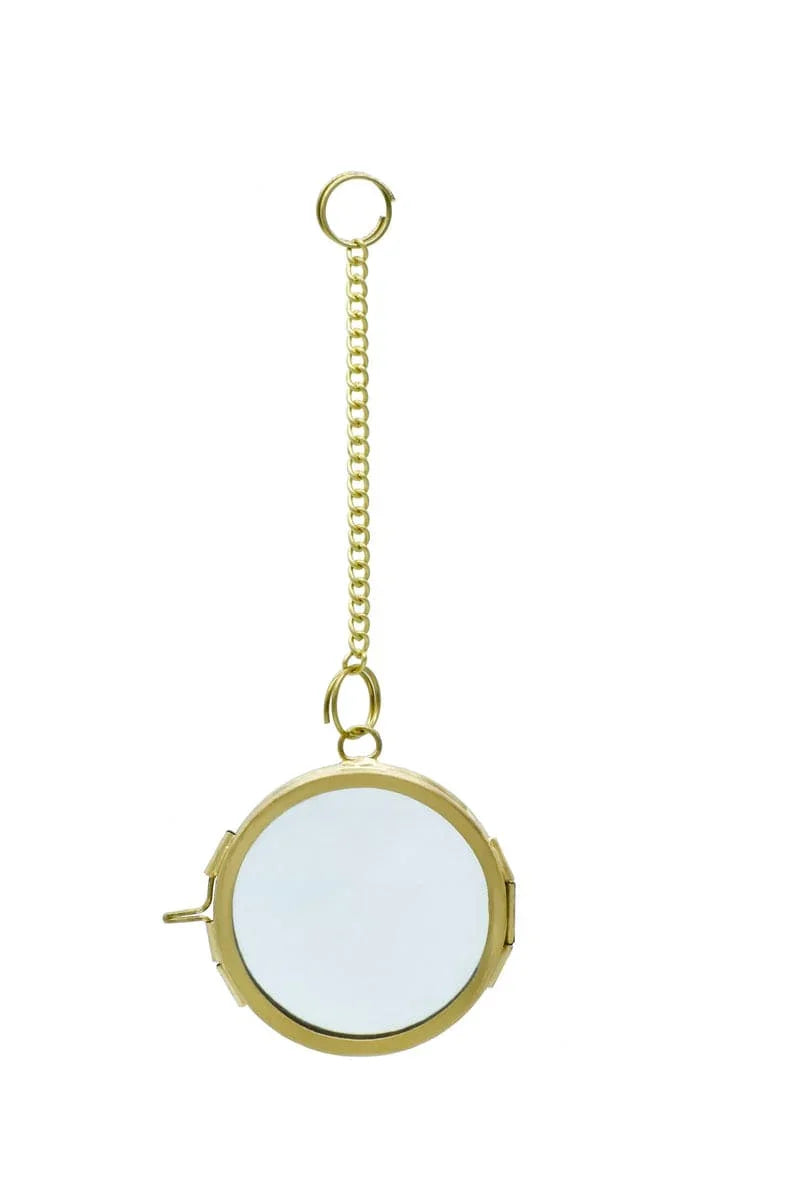 jags-mumbai Photo Frames and Glass Frames Photo Frame Brass Glass Round 2Inch PFBMR-2