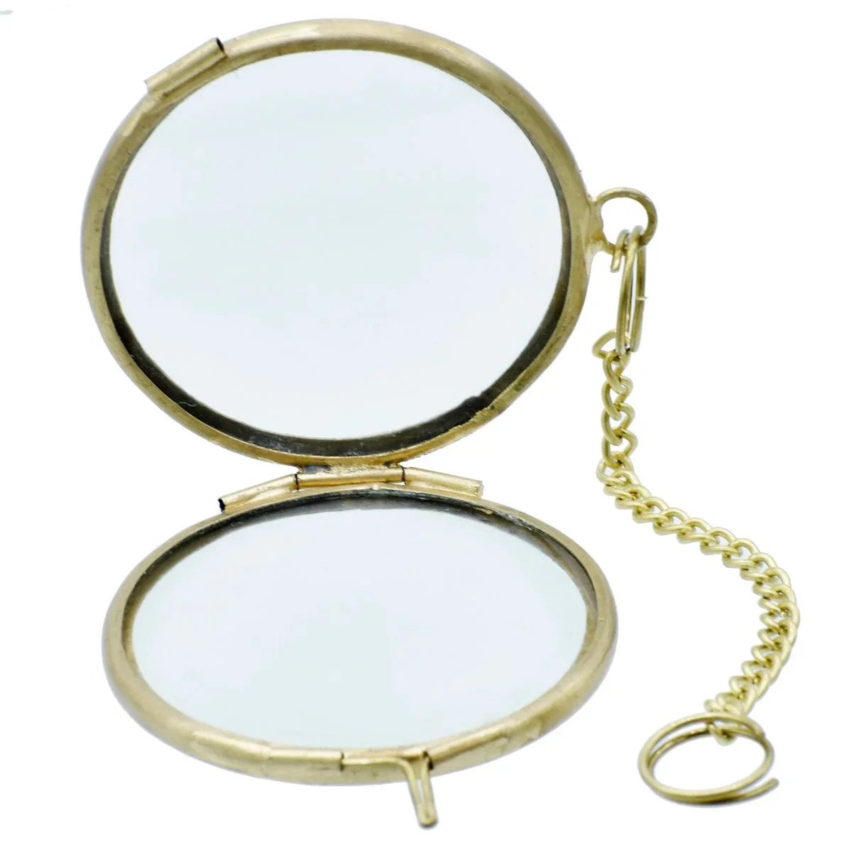 jags-mumbai Photo Frames and Glass Frames Photo Frame Brass Glass Round 2Inch PFBMR-2