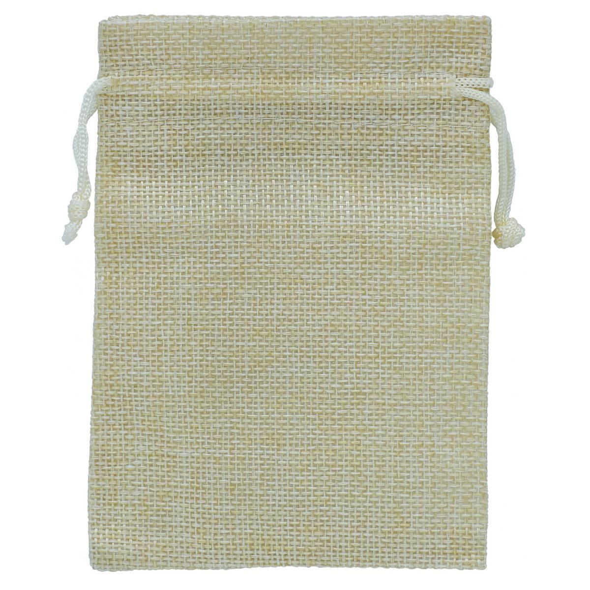 jags-mumbai Pouch Gift Pouch Cloth Jute Colour Medium Pack of 50pcs