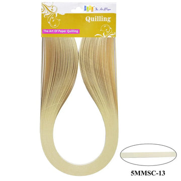 jags-mumbai Qilling Paper Quilling Strip 5mm S/C 13 Cream 5MMSC-13