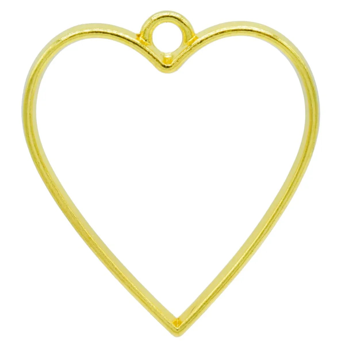 jags-mumbai Resin Accessories And More Diy Metal Imitation 4Pcs Gold Heart JRDA00