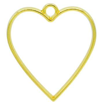 jags-mumbai Resin Accessories And More Diy Metal Imitation 4Pcs Gold Heart JRDA00