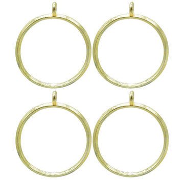 jags-mumbai Resin Accessories And More Diy Metal Imitation 4Pcs Gold Round Big JRDA20