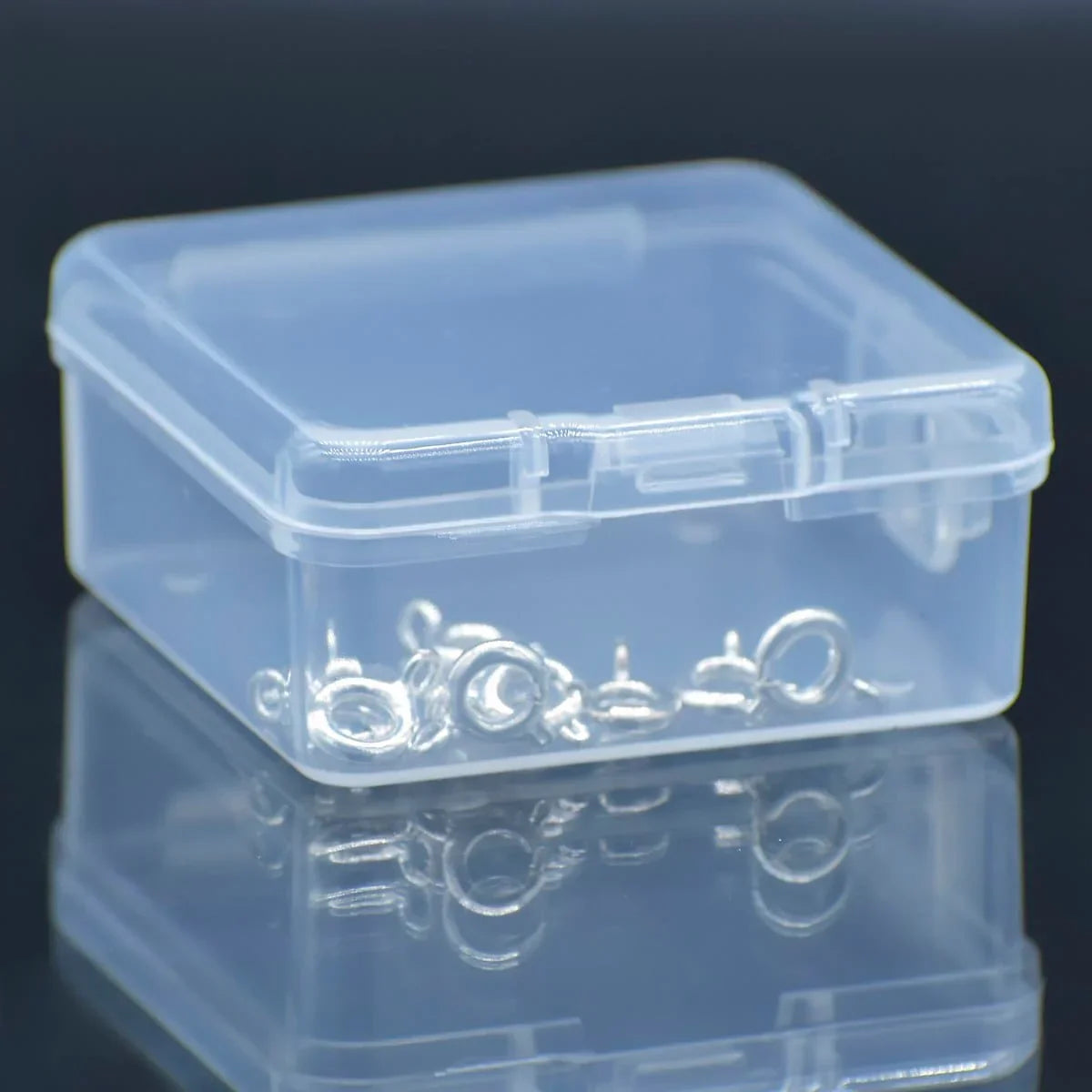 jags-mumbai Resin Accessories And More Jewellery Springring Hooks Small Silver Set Of 10 Pcs JSHS02