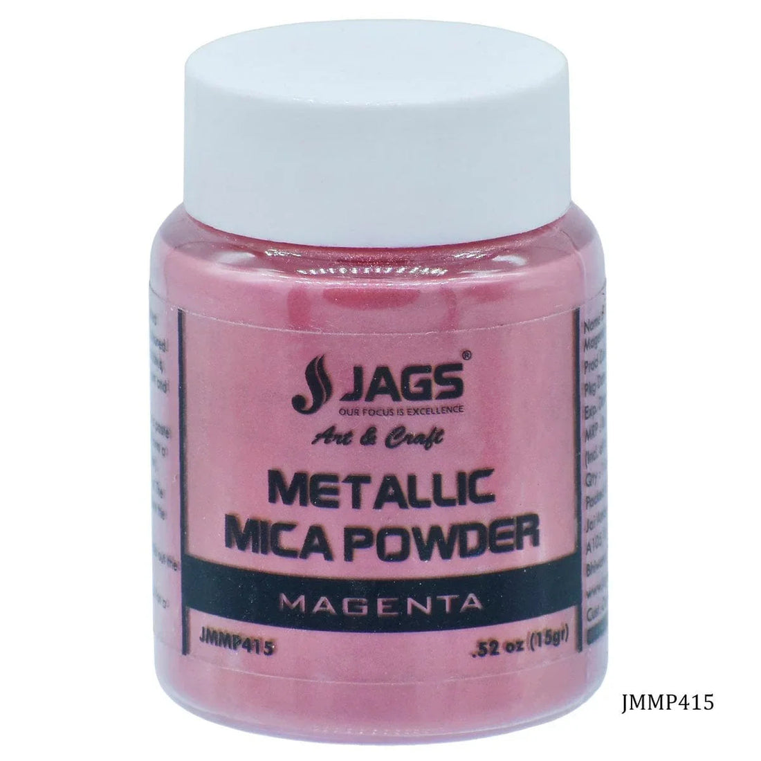 jags-mumbai Resin Pigment Jags Metallic Mica Powder  15Gms Magenta JMMP415