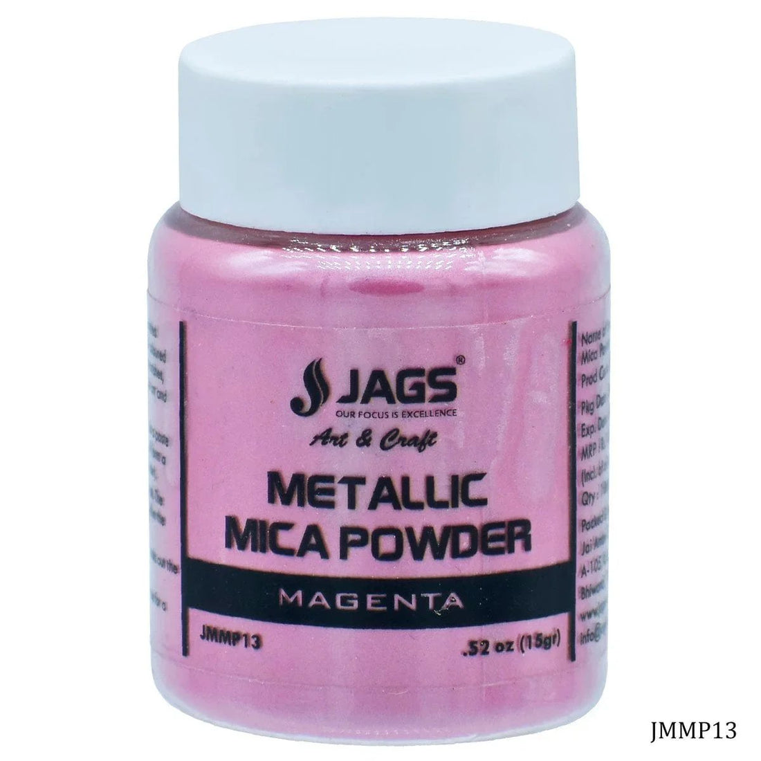 jags-mumbai Resin Pigment Jags Metallic Mica Powder Magenta 15Gms JMMP13