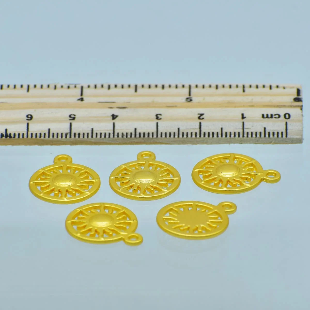 jags-mumbai Scrapbook Metal Craft Fitting Gold 5 Pics