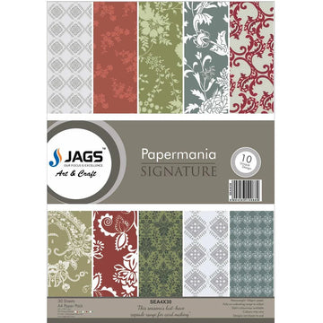 jags-mumbai Scrapbook Paper Jags A4 Signature-10D SEA4x30