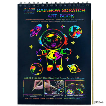 jags-mumbai Scrapbook Rainbow Scratch Art Book