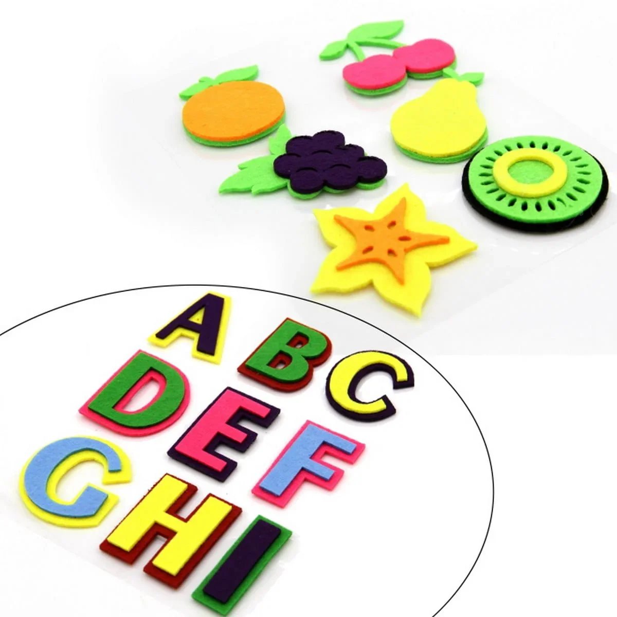 jags-mumbai scrapbook Stickers Felt Sticker Mix Design