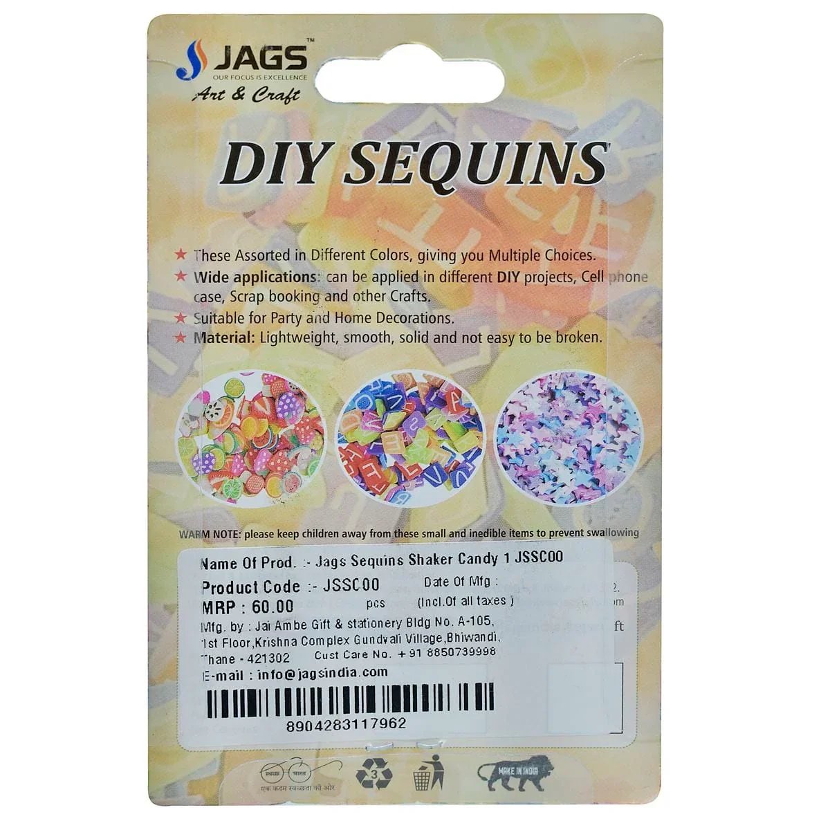 jags-mumbai Sequin Jags Sequins Shaker Candy 1 JSSC00
