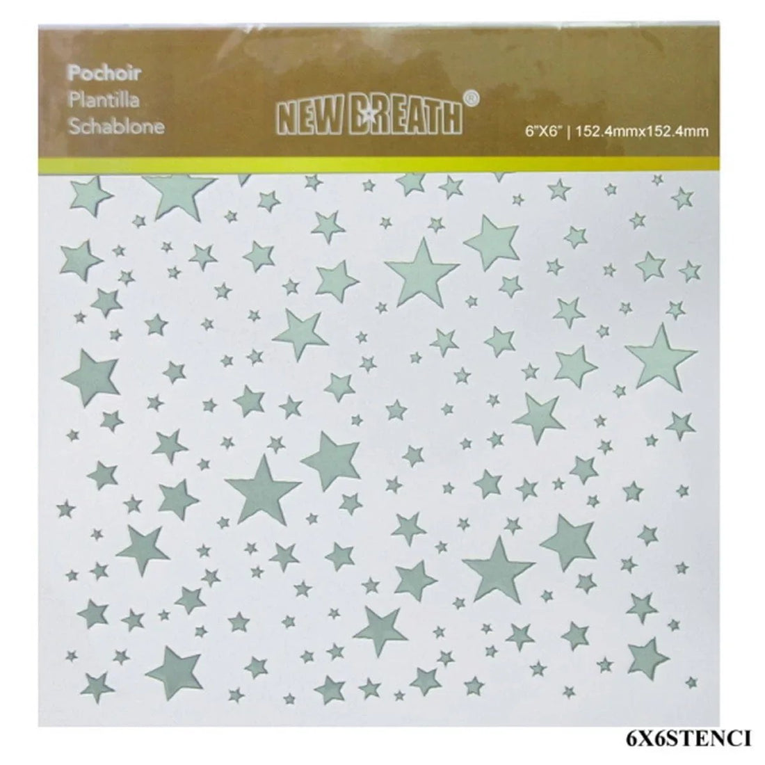 jags-mumbai Stencil Stencil Plastic 6x6 6X6STENCI