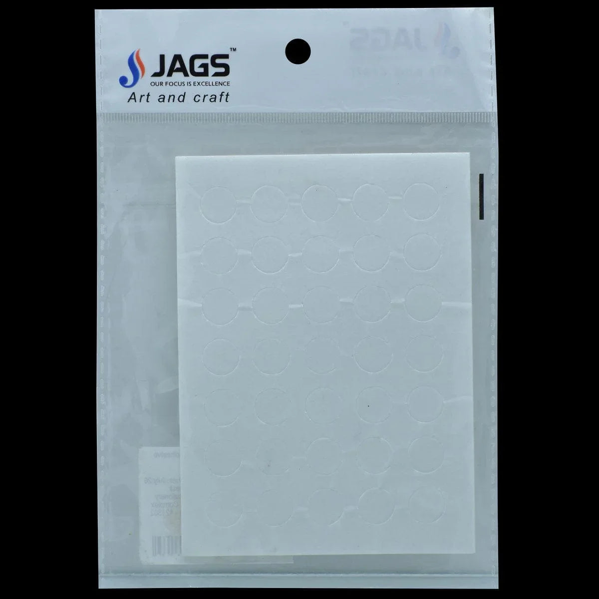 jags-mumbai Stickers Jags Double Sided Adhesive Round Dots 12mm