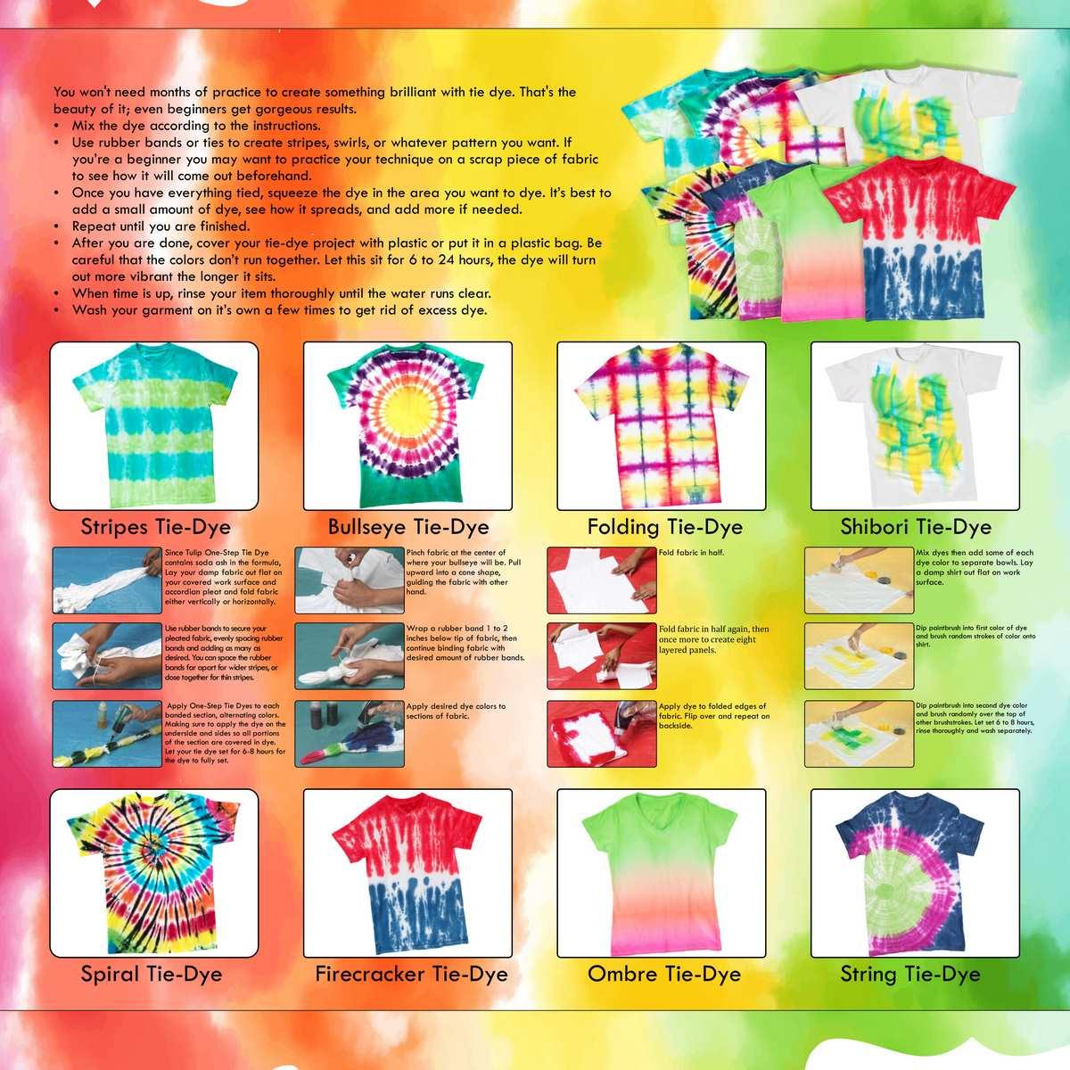 jags-mumbai Tie Dye Jags Tie and dye Set Of 5 + 1 JTAD00