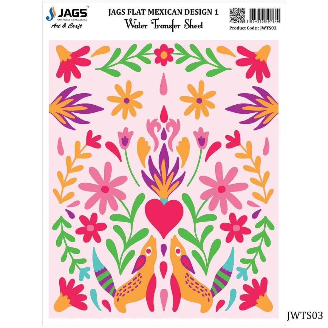 jags-mumbai Transfer Sheets Jags water transfer sheet flat Mexican