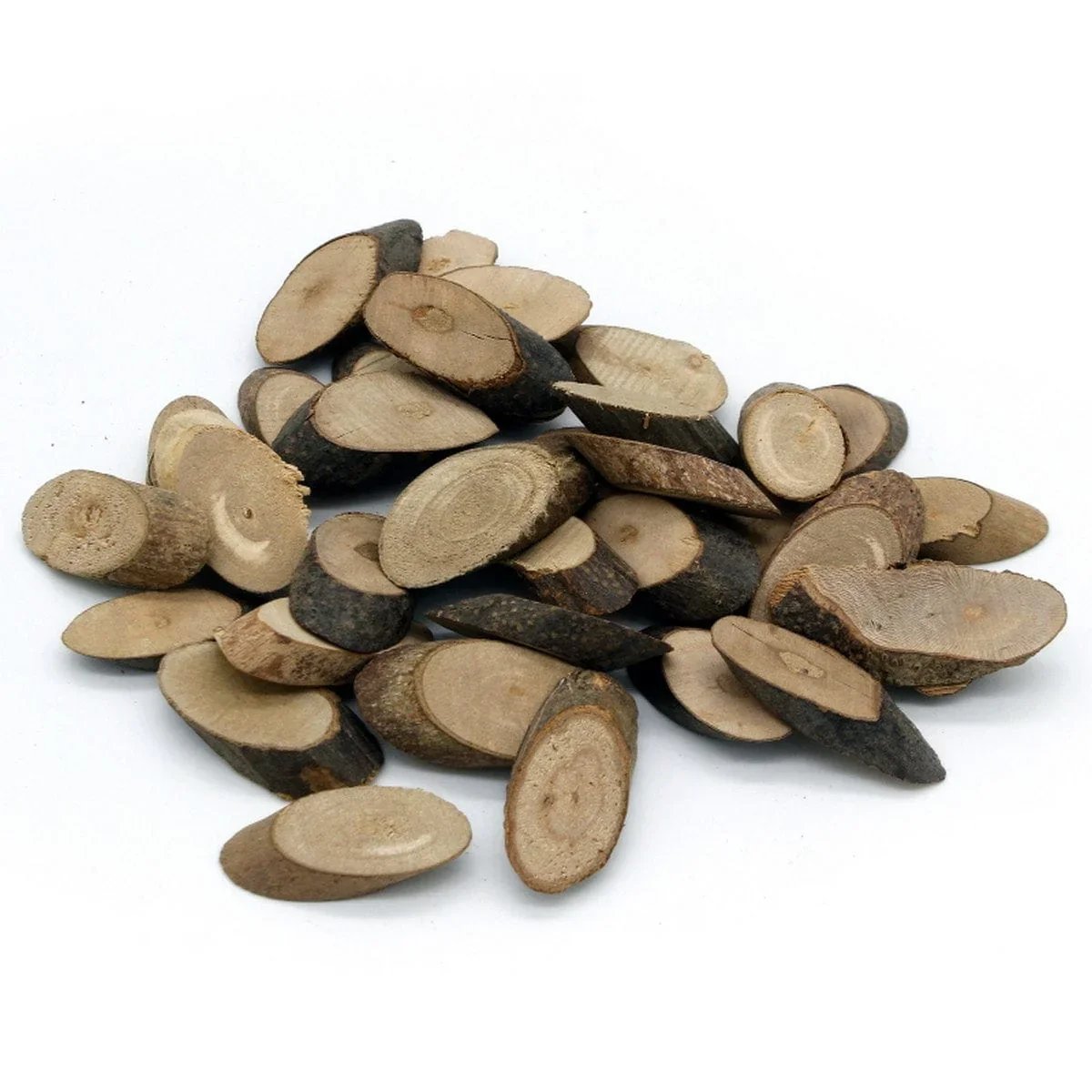 jags-mumbai Wooden Slice Ovel Wood Plate