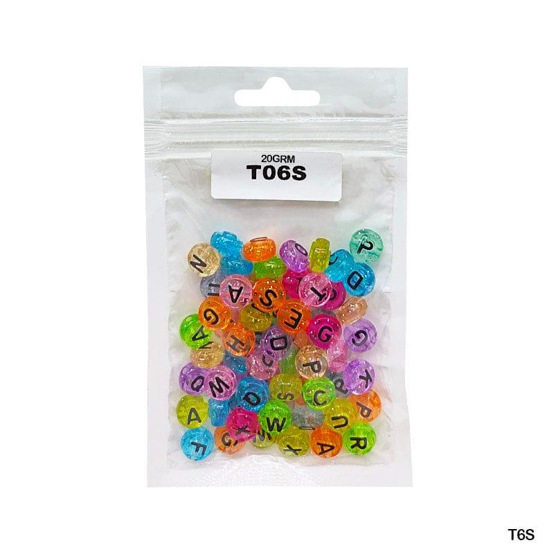MG Traders 1 Beads Bracelet Beads Plastic 20Gm (T6S)
